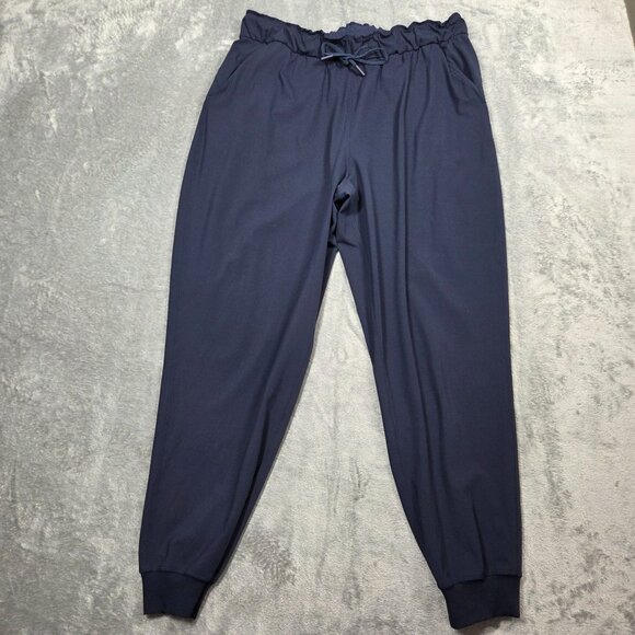 Lululemon Keep Moving Jogger Size 12 True Navy Luxtreme Pull On Pants W5CV4S - Picture 1 of 8